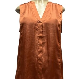 Banana Republic Orange Silk Blouse